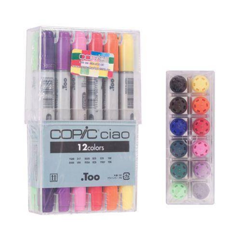 Copic Ciao Marker Set Basic Pack of 12