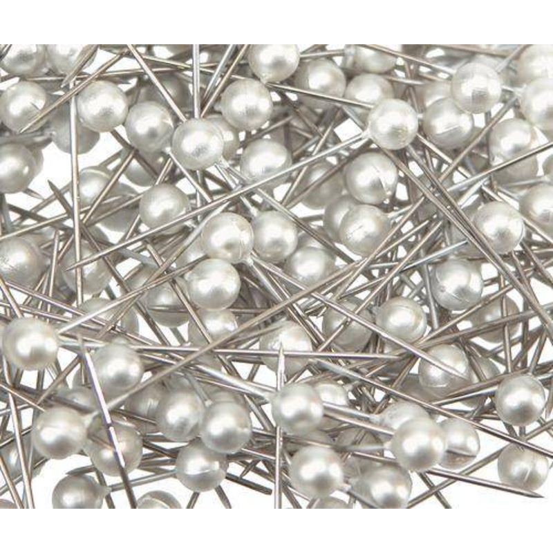 Pearl Headed Pins 25mm Pack of 1000