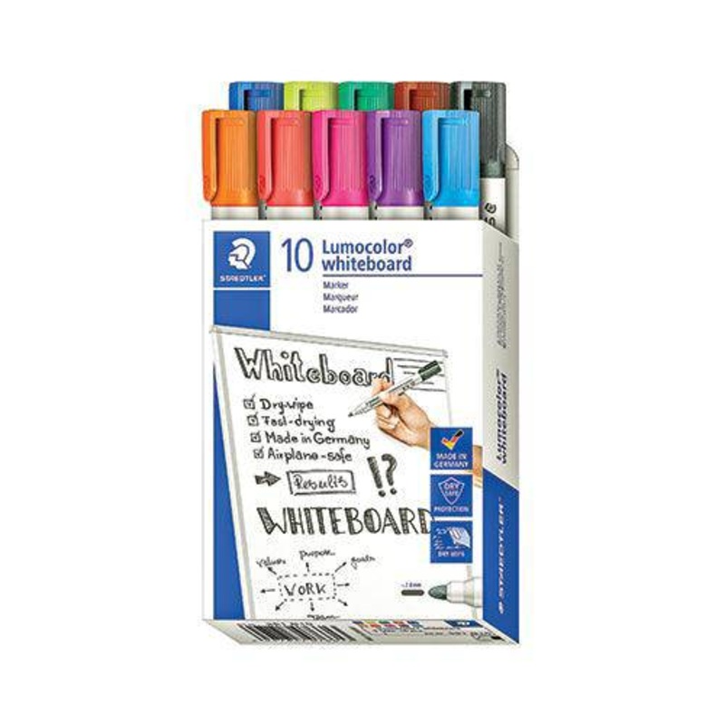 Staedtler Lumocolor Whiteboard Markers Pack of 10