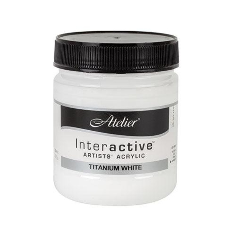 Atelier Interactive Acrylic Paint S1 Titanium White 500mL