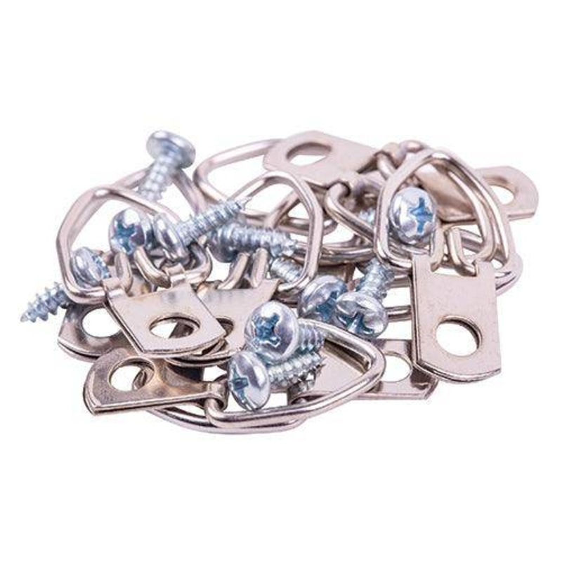 Picture Hangers D-Ring Heavy Duty Pack of 10