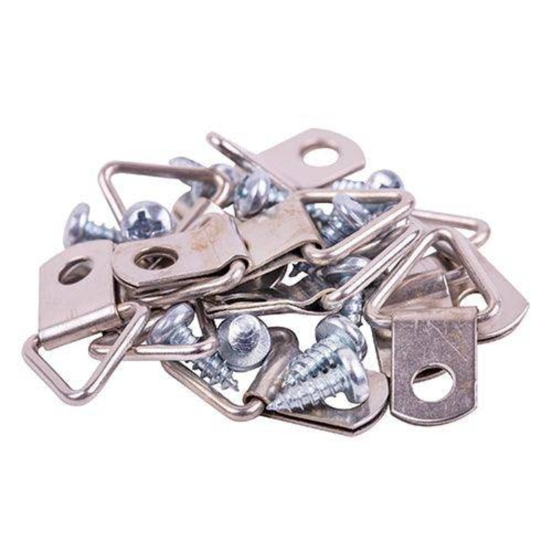 Picture Hangers D-Ring Standard Pack of 12
