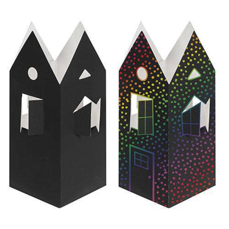 Scratch 3D Houses Pack of 10