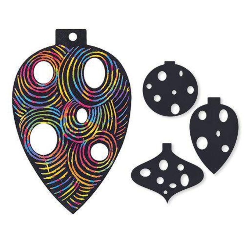Scratch Baubles Assorted Pack of 30