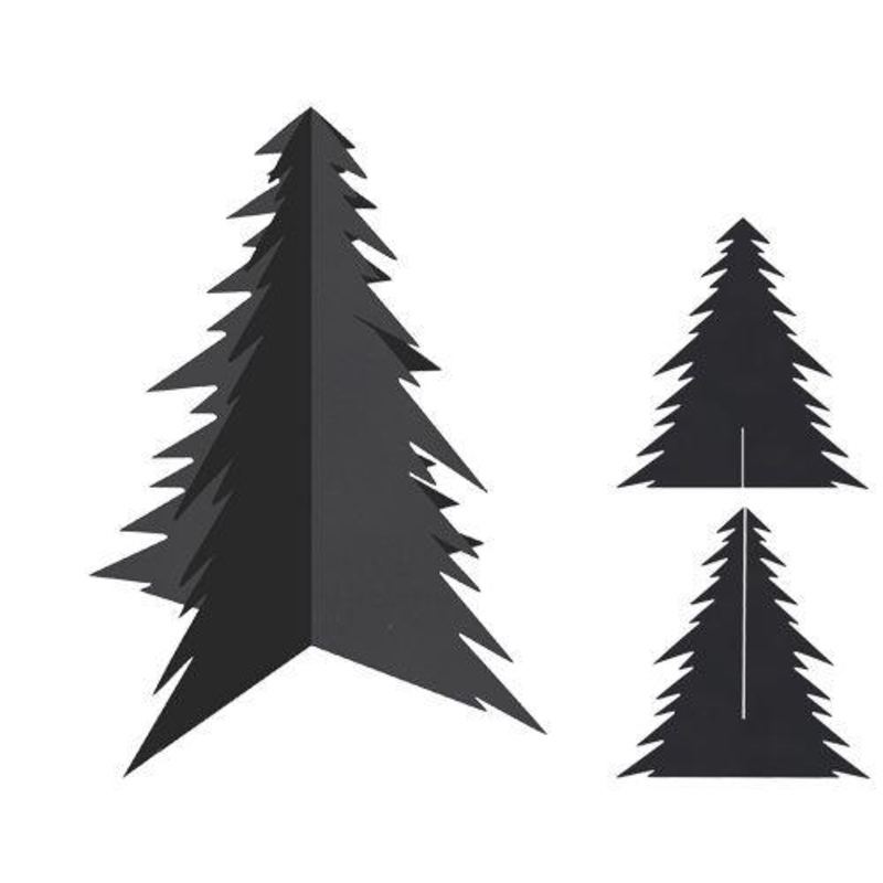 Scratch Christmas Trees Pack of 20