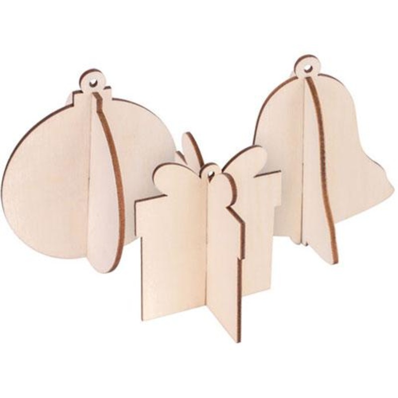 3D Festive Hangers Pack of 12