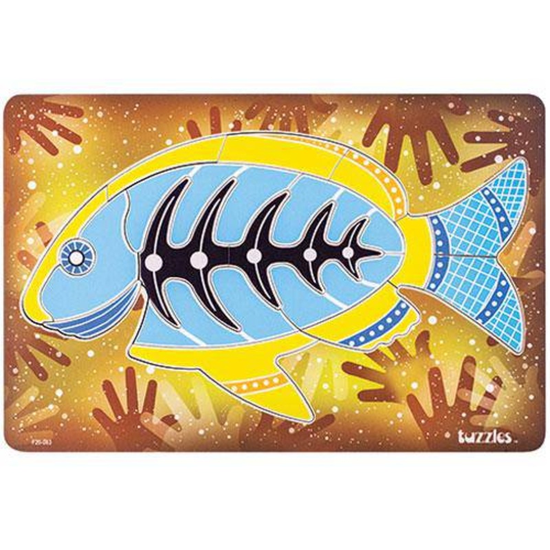 Aboriginal Art Barramundi Puzzle