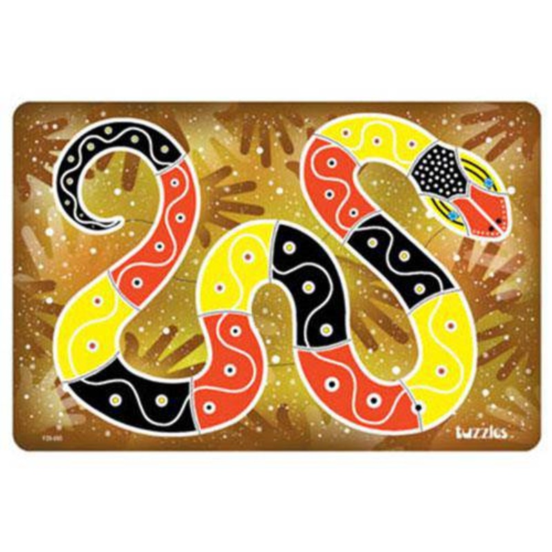 Aboriginal Art Serpent Puzzle