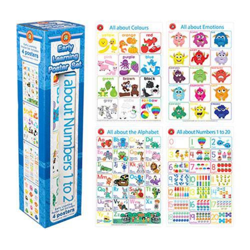 All About Early Learning Poster Box Set of 4