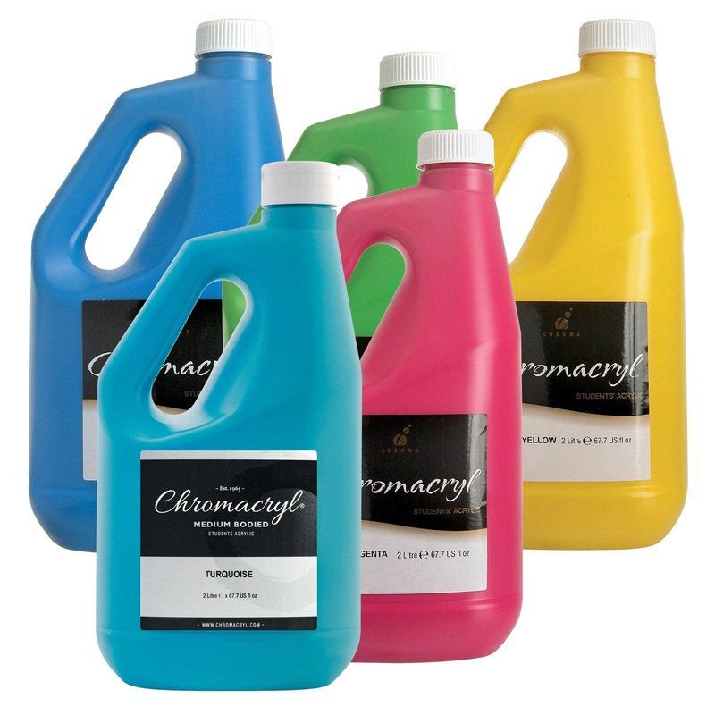 Chromacryl Acrylic Paint 2L Bottles