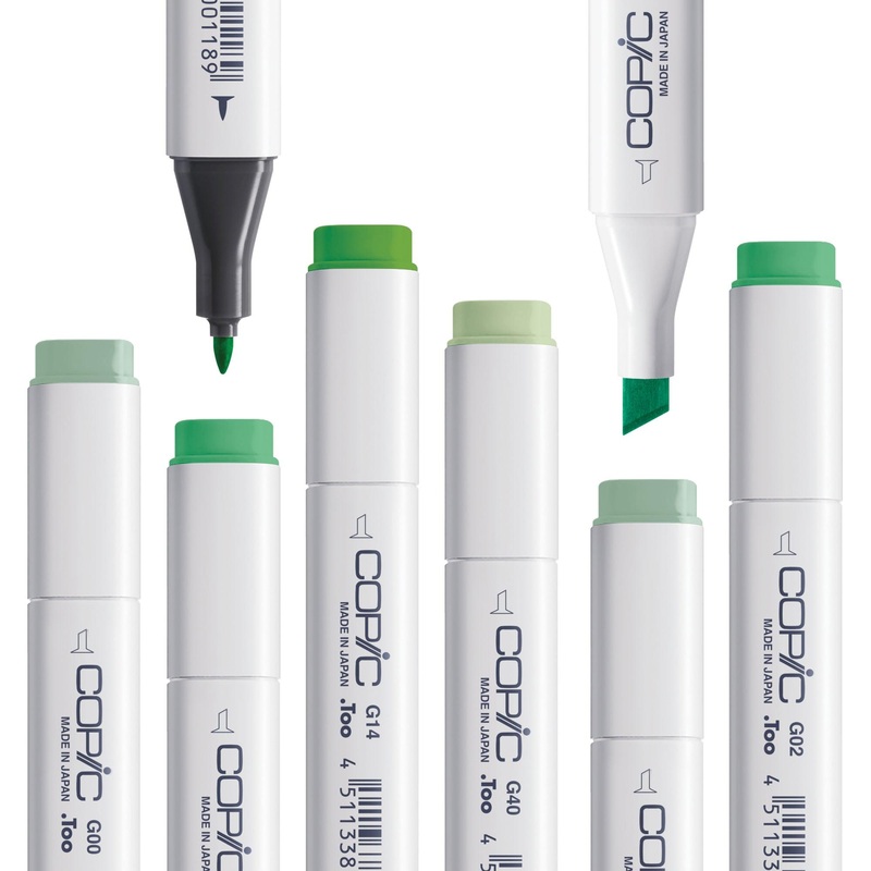 Copic Classic Marker – G Greens