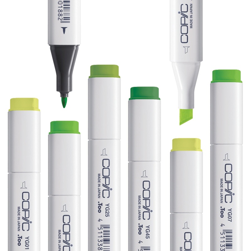 Copic Classic Marker – YG Yellow Greens