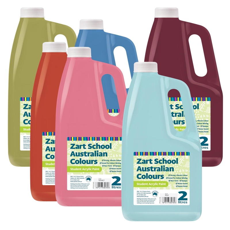 School Australian Colours Acrylic Paint 2L