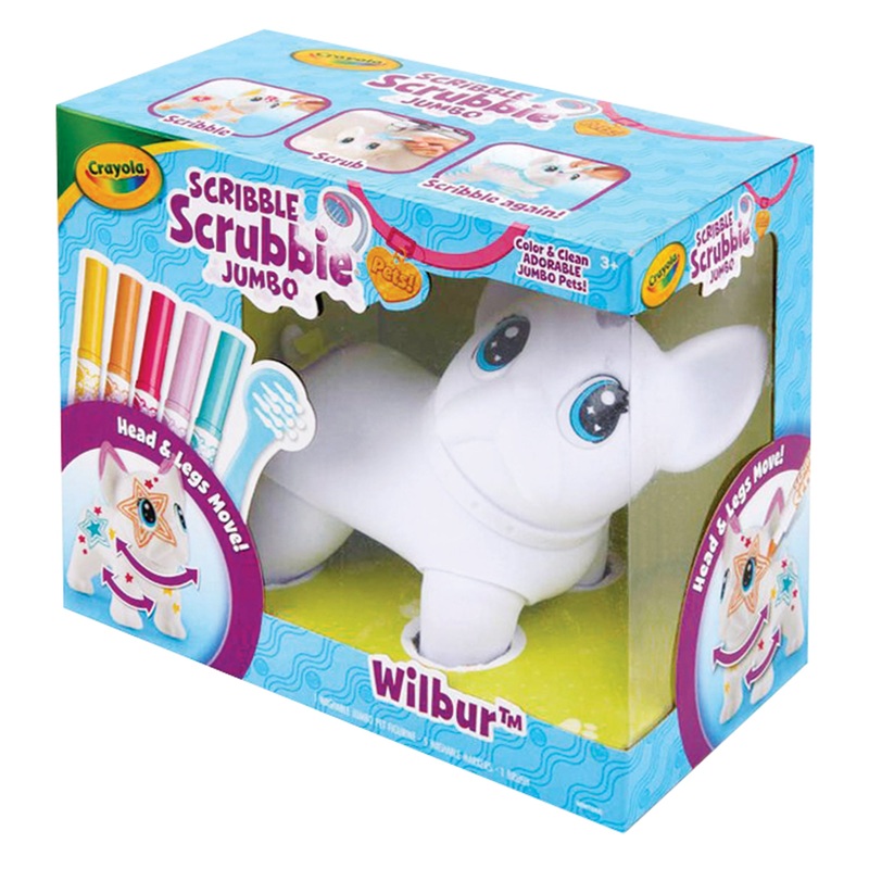 Crayola Scribble Scrubbie Jumbo Pet – Wilbur