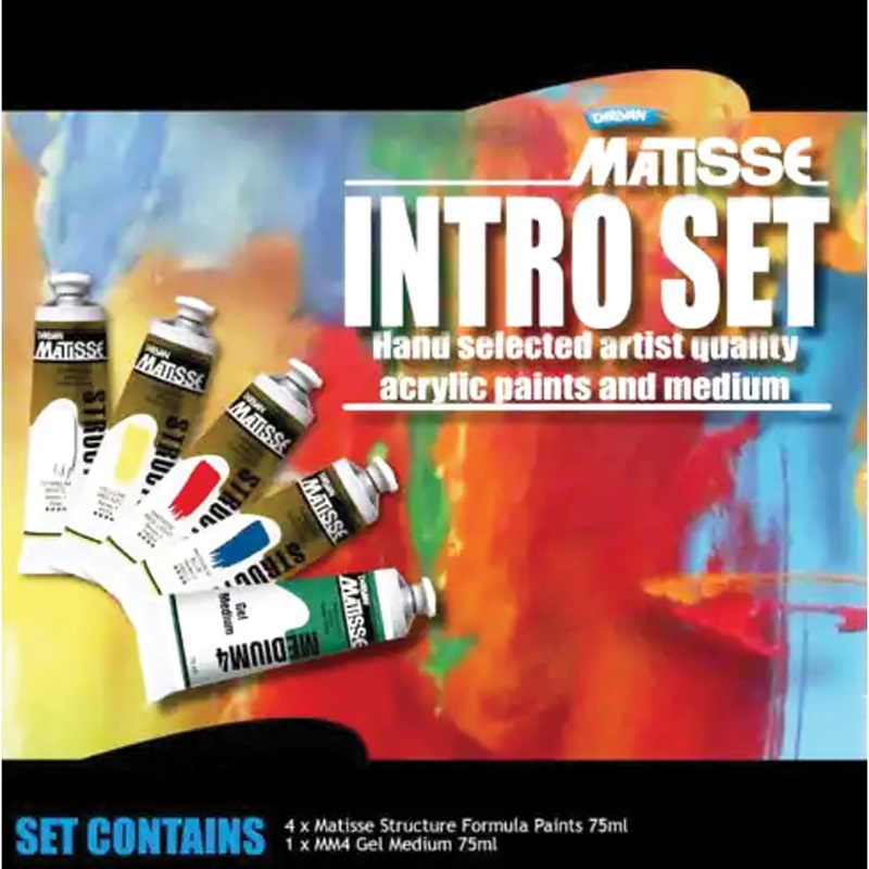 Matisse Structure Acrylic Paint Intro Set of 5