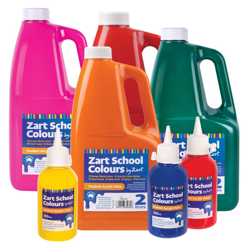 School Colours Acrylic Paint