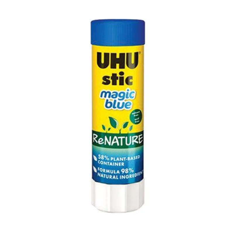 UHU ReNature Magic Blue Glue Stick 40g