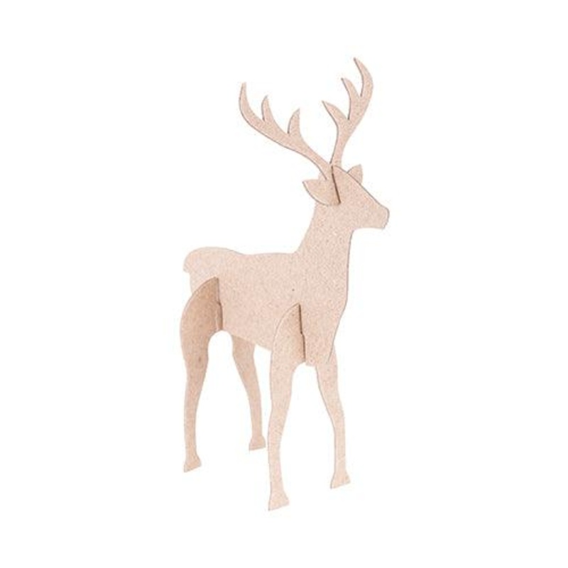 Papier-mache Reindeer Pack of 10