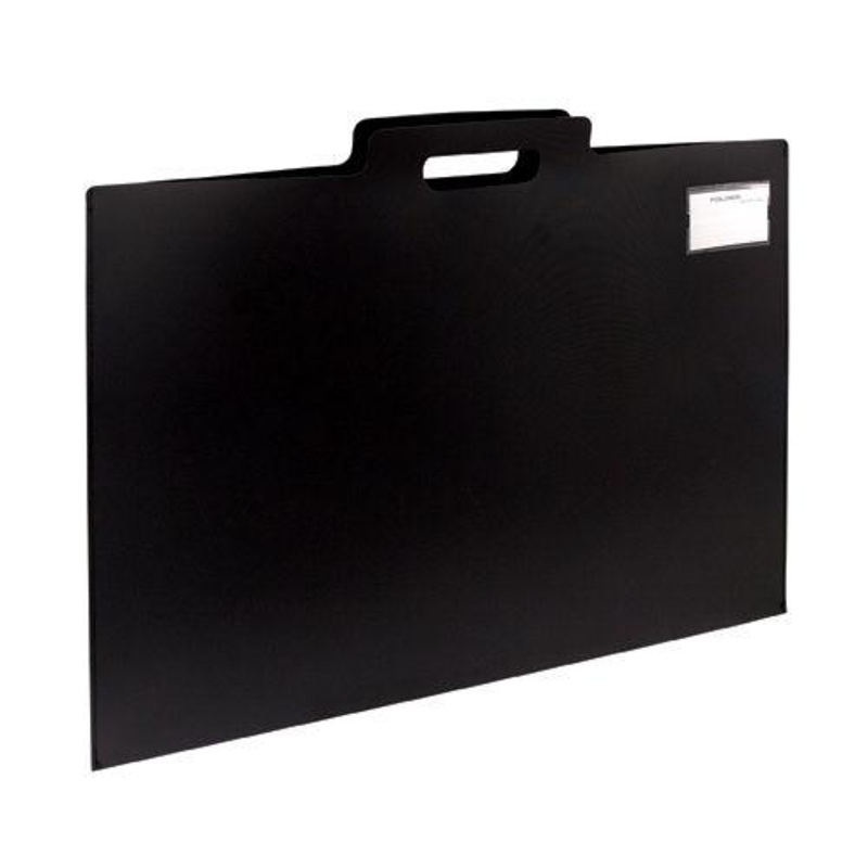 Vinyl Black Folio Bag A2