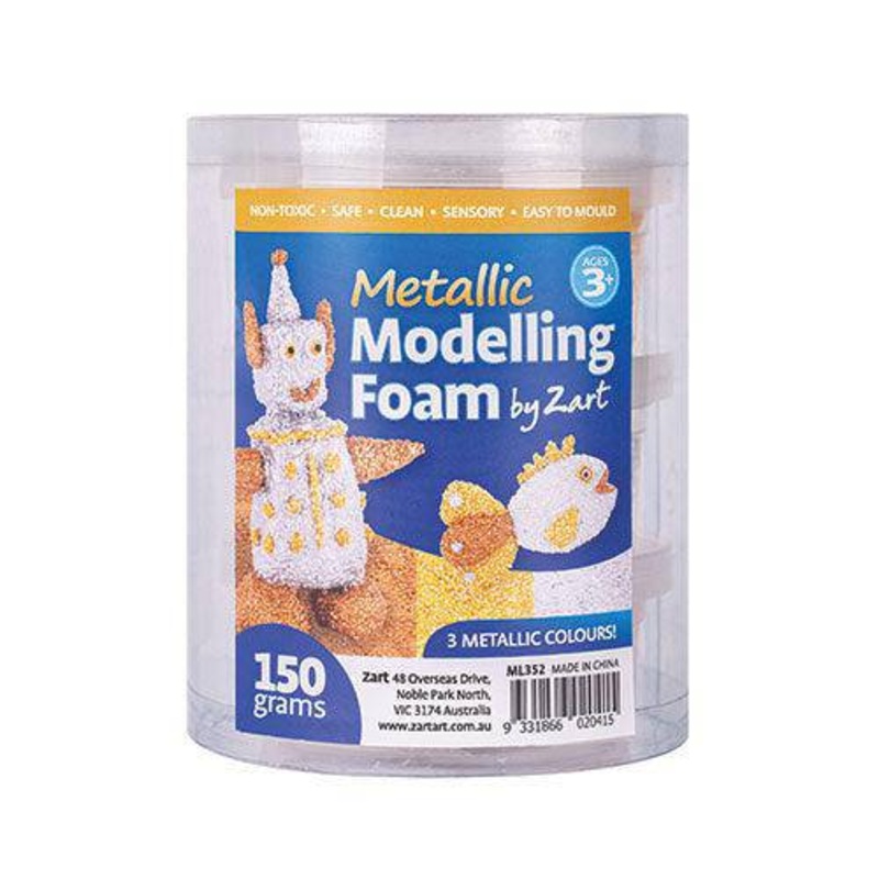 Modelling Foam Metallic 150g (3 x 50g)