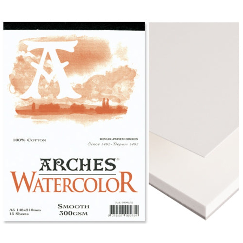 Arches Watercolour Pad A5 300gsm 12 Sheets