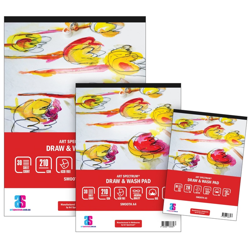 Art SpectrumDraw & Wash Pad A5 Smooth