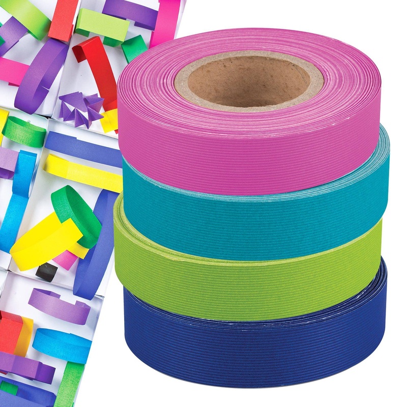 Paper Stripping Rolls Coloured Each 25mmx30m