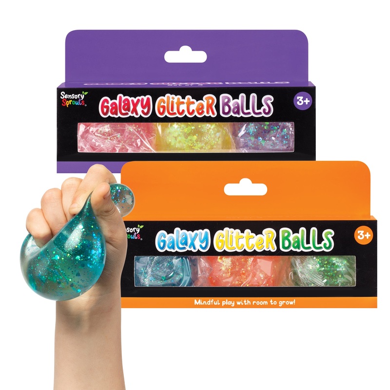 Sensory Sprouts Galaxy Glitter Balls