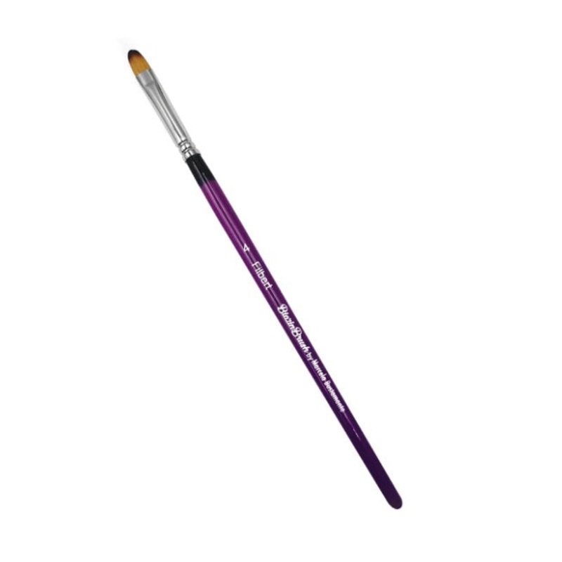 Blazin Brush | Face Painting Brush by Marcela Bustamante – Filbert #4  (1/4)