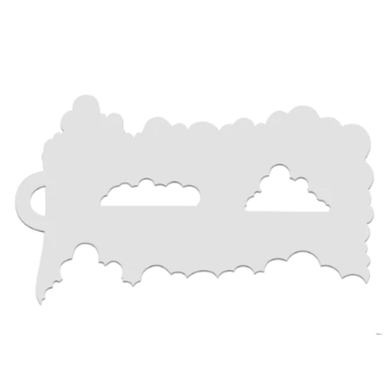 Ooh! Face Painting Stencil | Cloud Texture (T15)