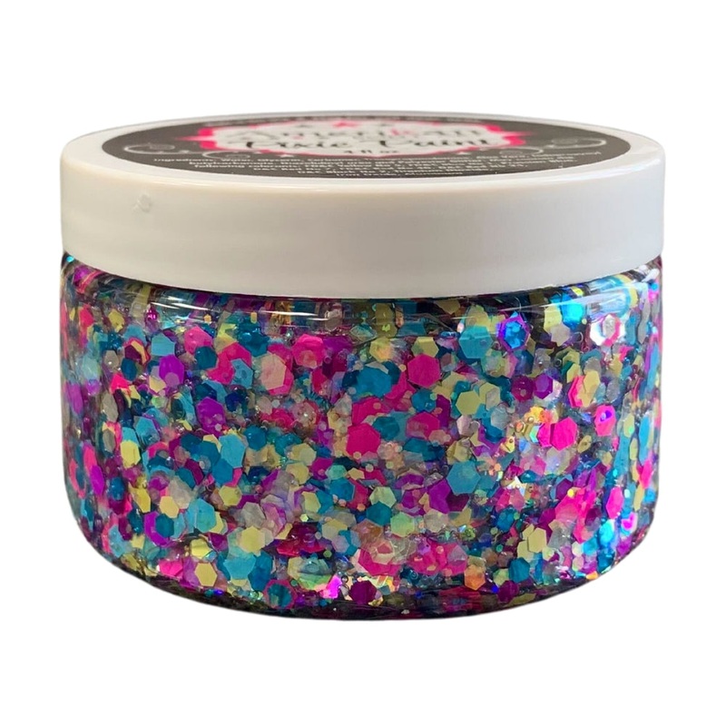 Pixie Paint Face Paint Glitter Gel  – Happy – Medium 4oz