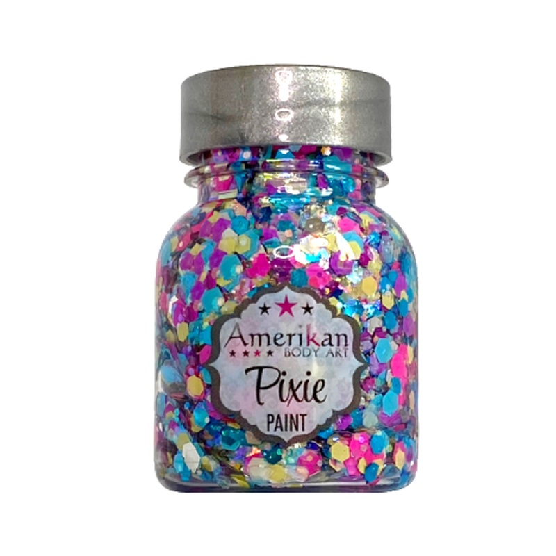 Pixie Paint Face Paint Glitter Gel – Happy – Small 1oz