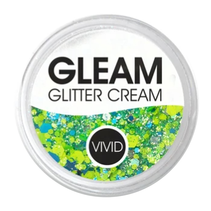 VIVID Glitter |  GLEAM Glitter Cream | Large UV BREEZE (30gr)