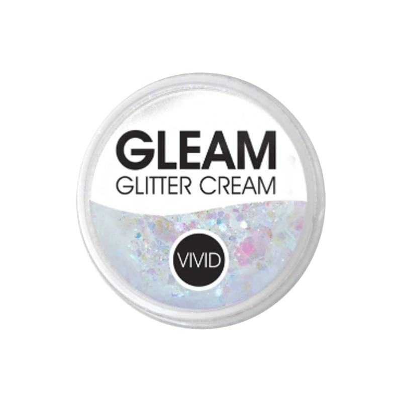 VIVID Glitter |  GLEAM Glitter Cream | Small PURITY (10gr)
