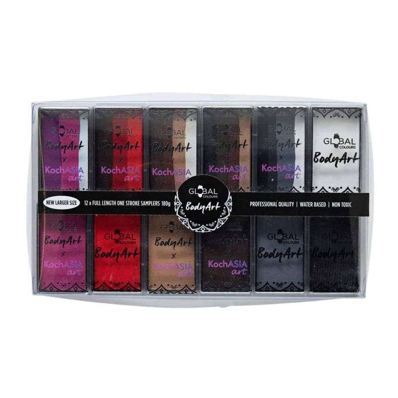 Global Body Art | Face Painting Sampler Palette – KochASIA Art Furry Friends – 12 x 15gm