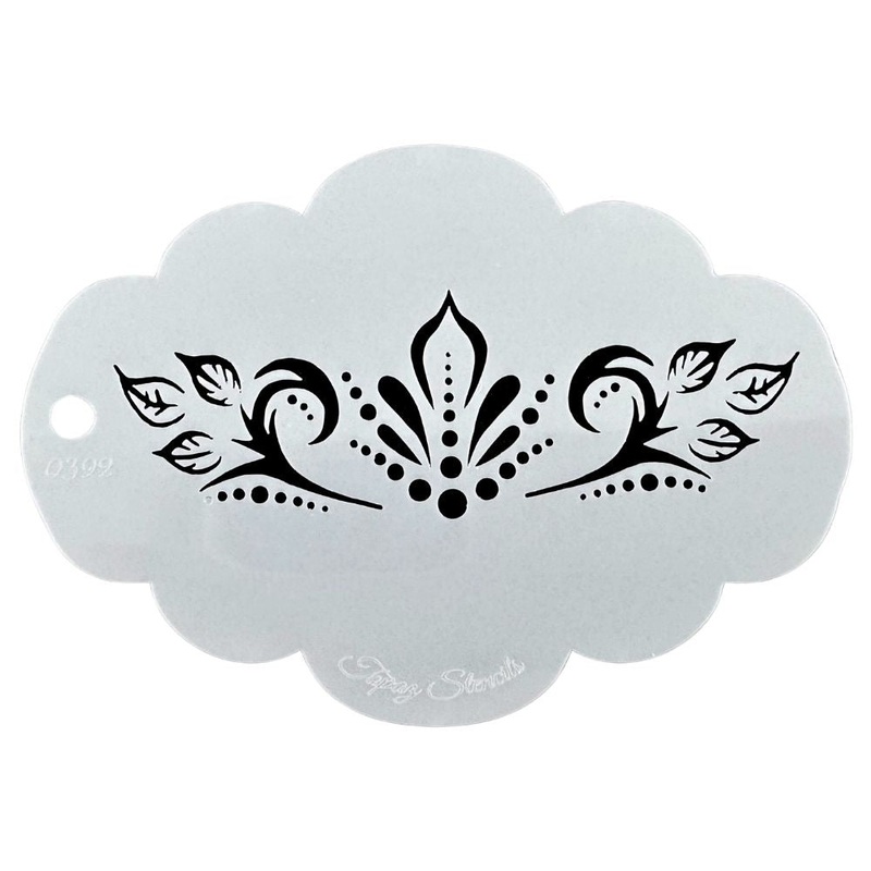 Topaz Stencils | Face Painting Stencil – Crown – Isabella (0392)