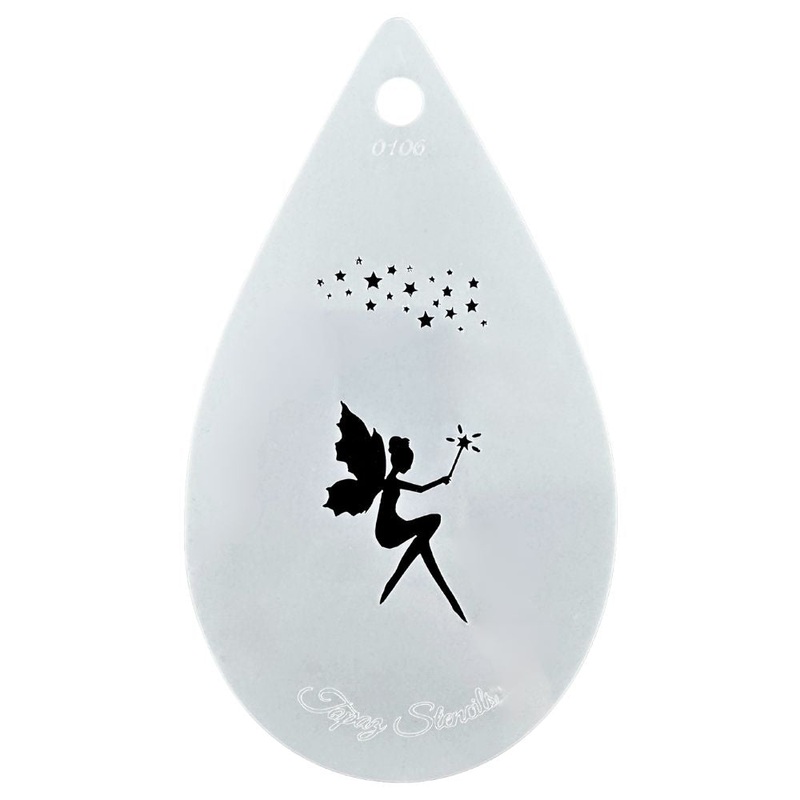 Topaz Stencils | Face Painting Stencil – Fairy Dust (0106)