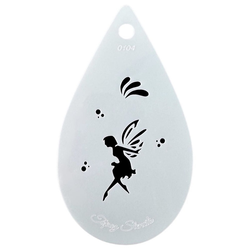 Topaz Stencils | Face Painting Stencil – Fairy Flutter (0104)
