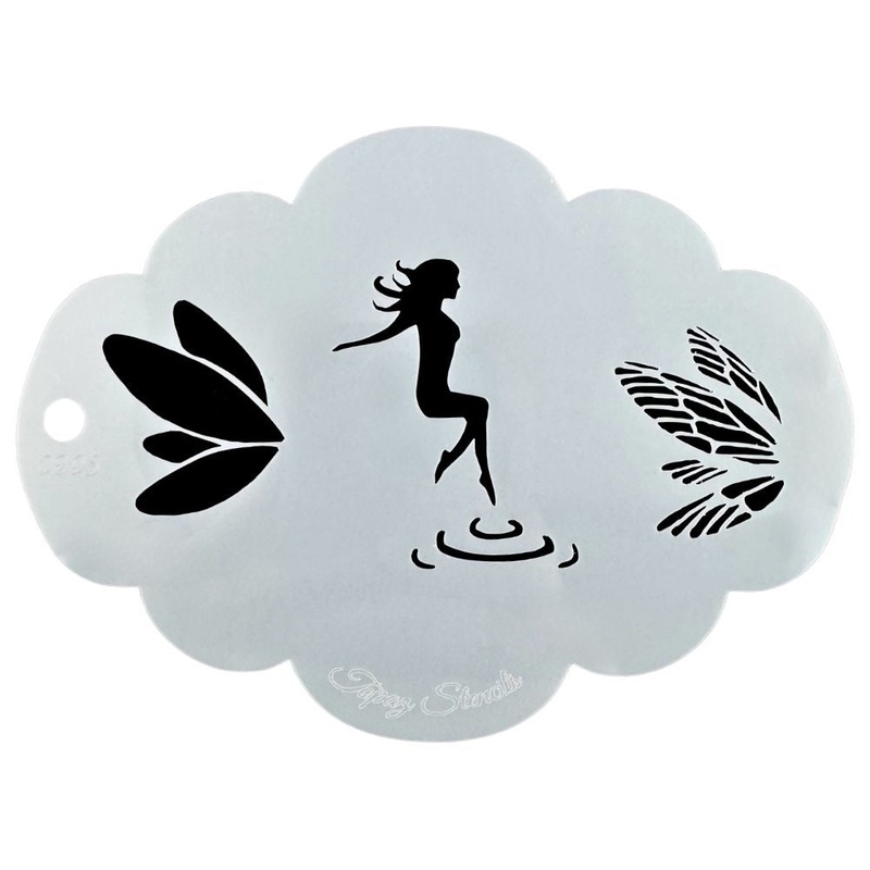 Topaz Stencils | Face Painting Stencil – Kay’s Fairy (0295)