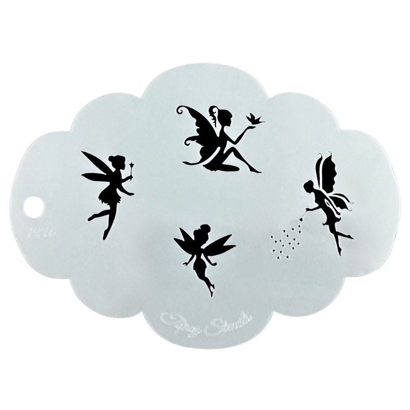 Topaz Stencils | Face Painting Stencil – Tiny Fairies (01276)