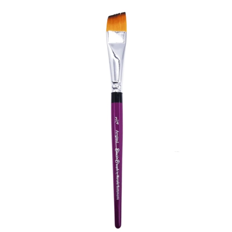 Blazin Face Painting Brush by Marcela Bustamante – 3/4 Angled (Short Shader)