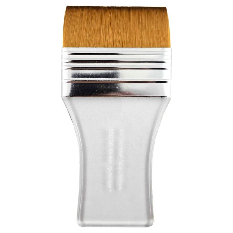 BOLT | Face Painting Brush by Jest Paint – Rainbow Face and Body Brush (2.5 Flat)