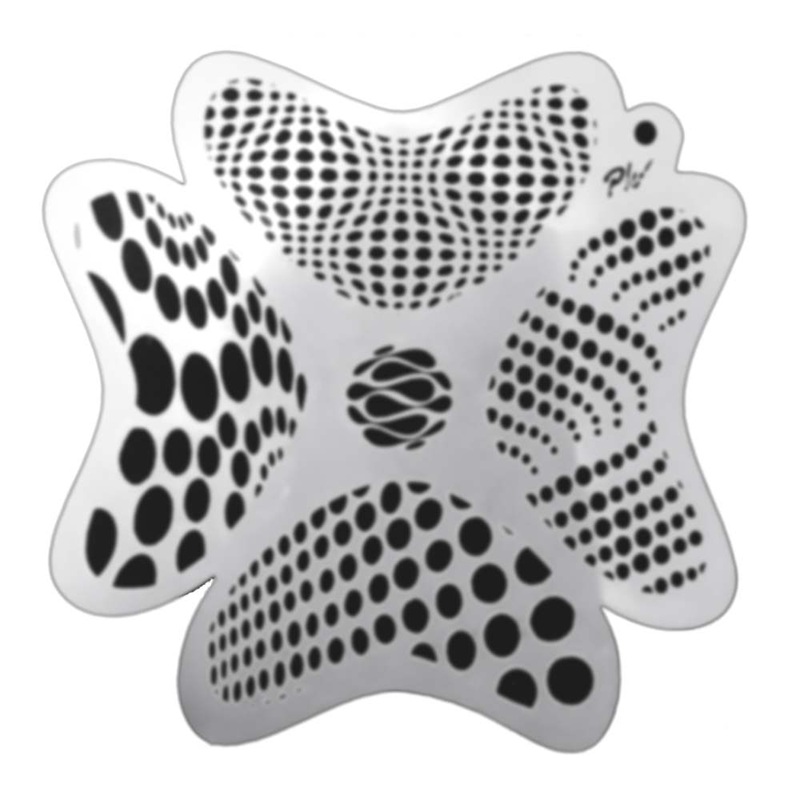 PK | FRISBEE Face Painting Stencil | New Mylar – Dot Dimensions – G3