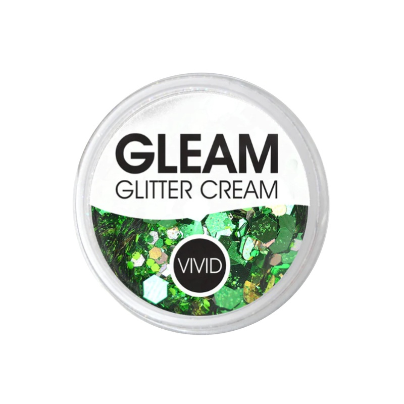 VIVID Glitter |  GLEAM Glitter Cream | Small EVERGREEN (10gr)