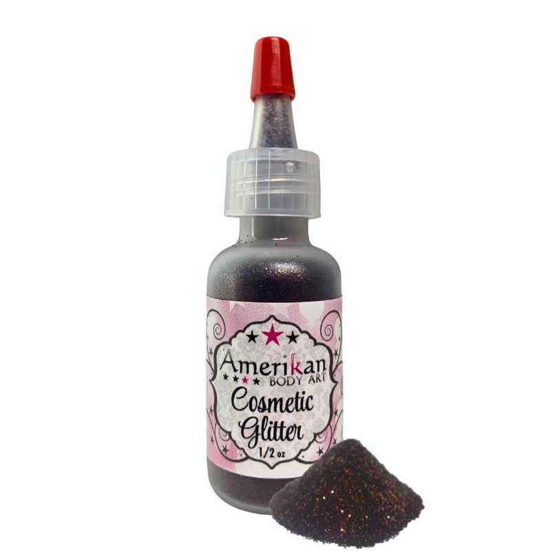 Amerikan Body Art | Face Paint Glitter Poof – Opaque Bronze (1/2oz) #21