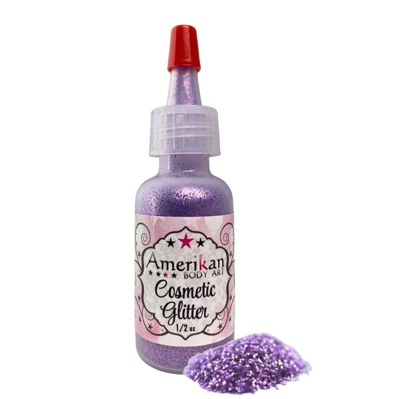 Amerikan Body Art | Face Paint Glitter Poof – Opaque Lavender (1/2oz) #15