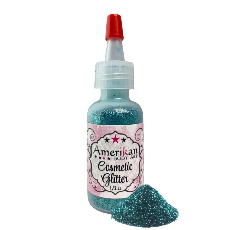 Amerikan Body Art | Face Paint Glitter Poof – Opaque Ocean Spray (1/2oz)  #11