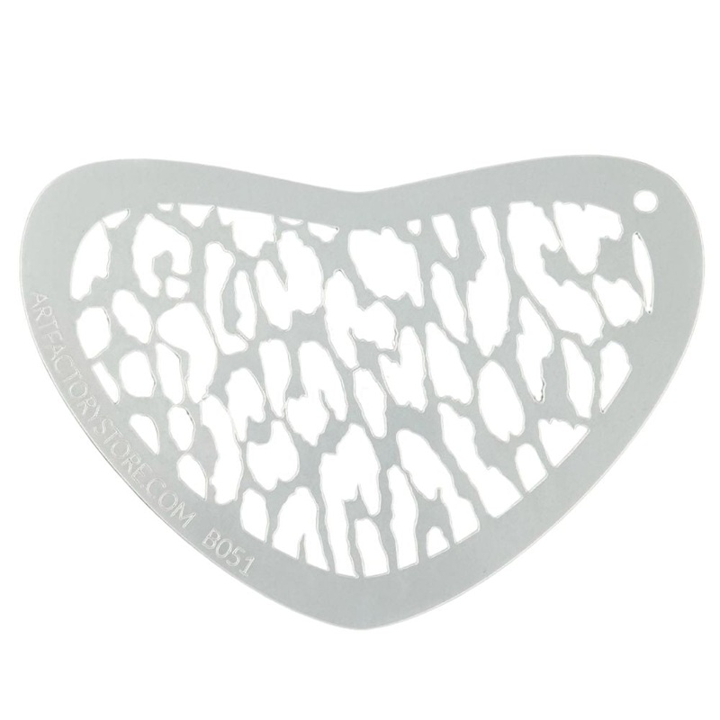 Art Factory | Boomerang Face Painting Stencil – Animal Print (BO51)