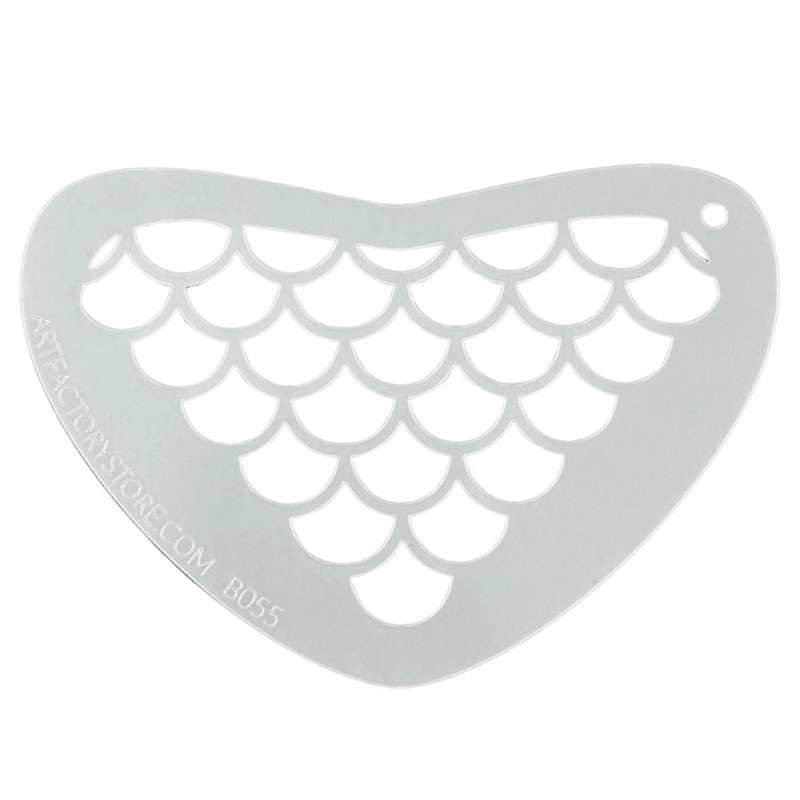 Art Factory | Boomerang Face Painting Stencil – Large Scales (B055)