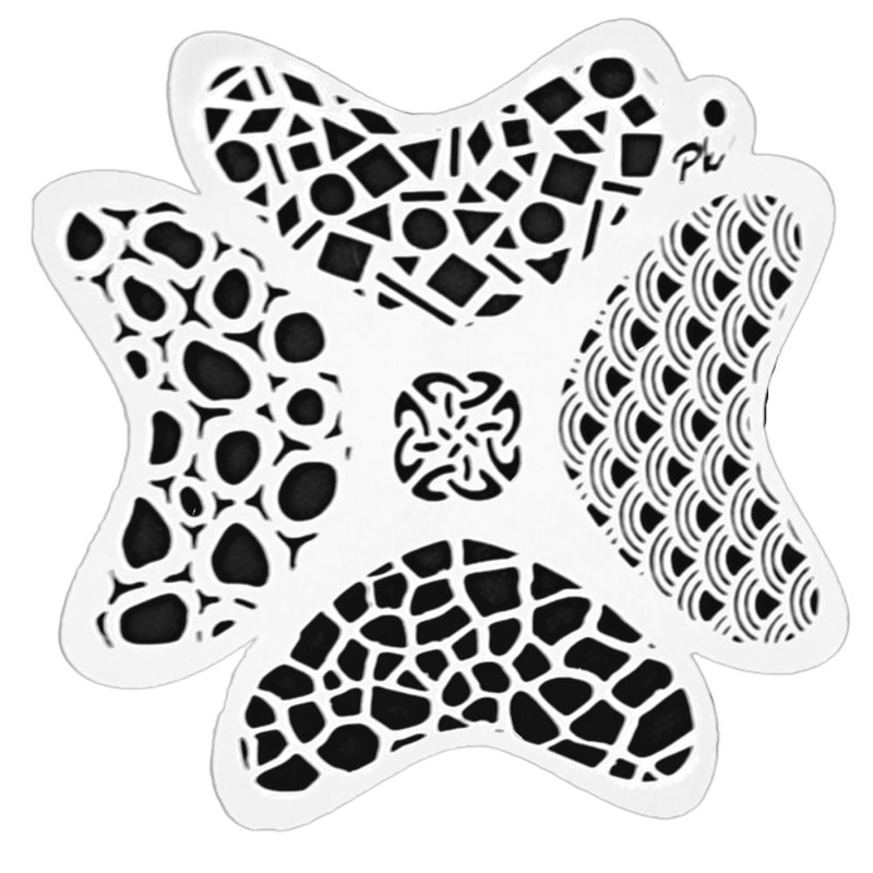 PK | FRISBEE Face Painting Stencil | NEW Mylar – Fun Patterns – C3
